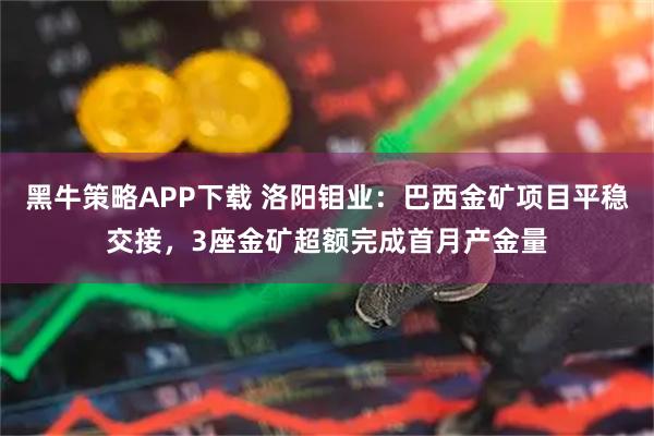 黑牛策略APP下载 洛阳钼业：巴西金矿项目平稳交接，3座金矿超额完成首月产金量